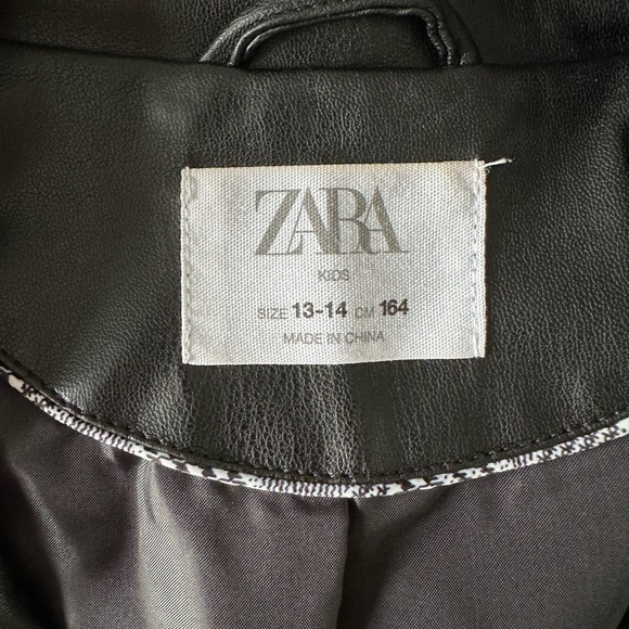 Faux leather moto jacket - Picture 11 of 11